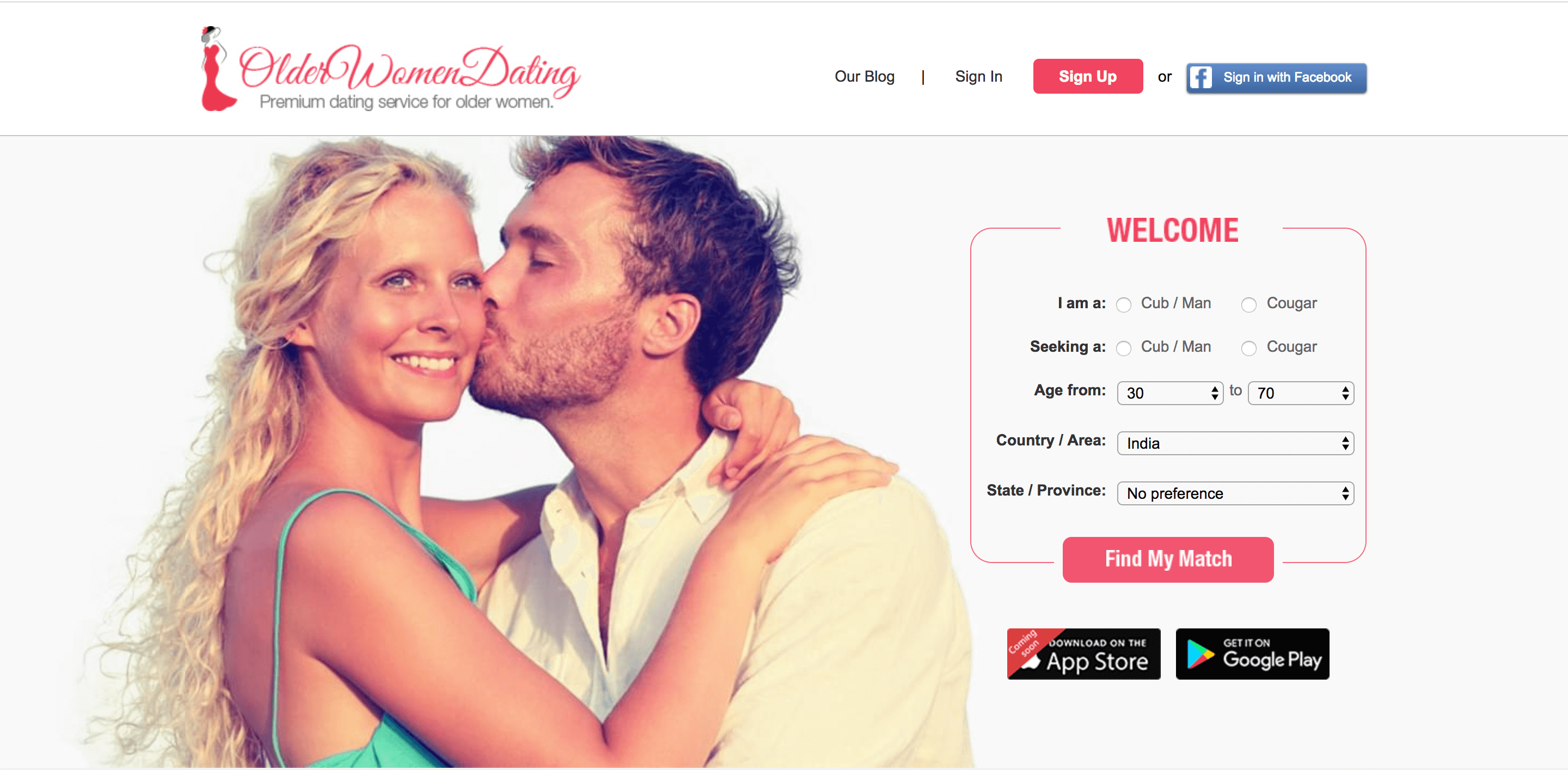 Cougar dating site