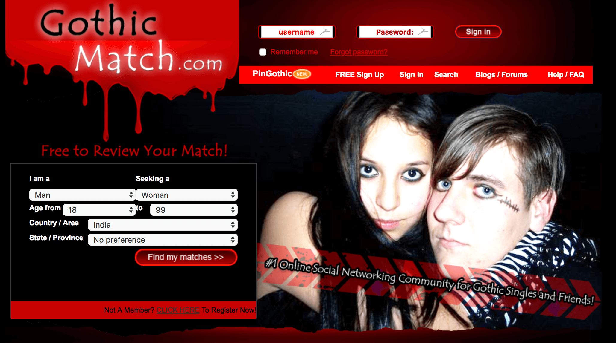 Emo dating sites for free